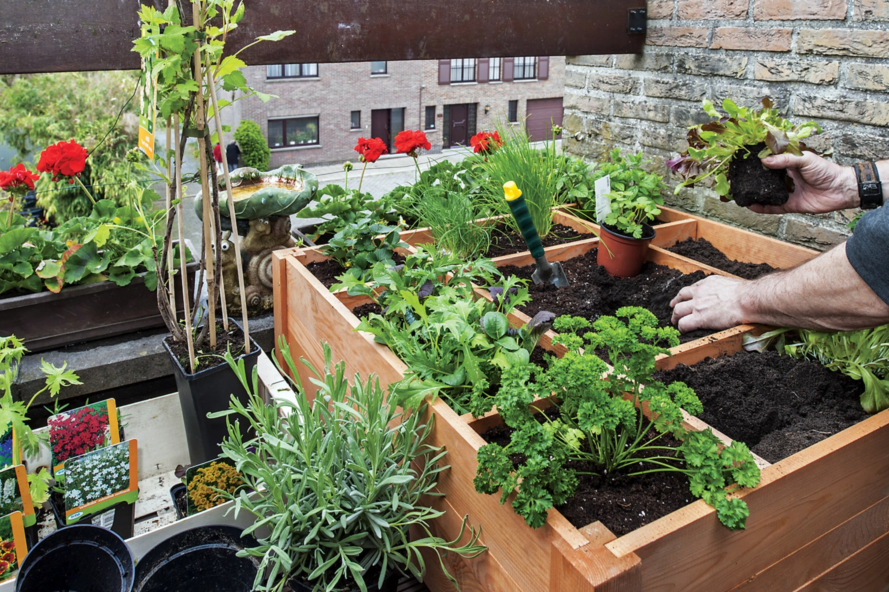 Gartenarbeit mit hoher Intensität